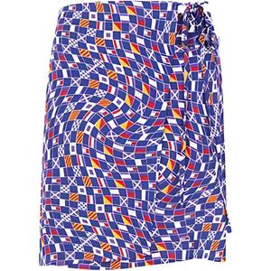 Tommy Hilfiger Женские повседневные короткие юбки Red White Blue Plaid 0G0