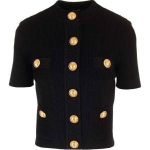 BALMAIN Топ женский черный