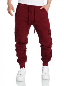 Спортивные брюки JOHN в цвете Бордо REPUBLIX