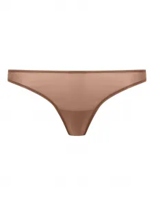 Трусы-танга с высоким вырезом Maison Close, коричневый