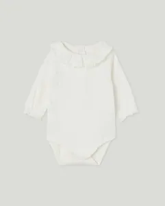 Боди с длинным рукавом для мальчиков и девочек Coconut El Corte Inglés, белый