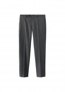 MANGO MAN Узкие брюки 'Milan' в цвете антрацит