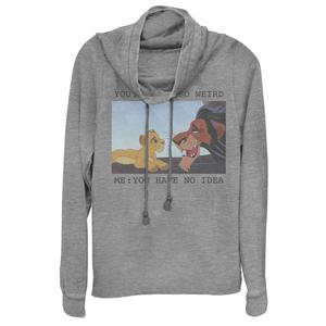 Толстовка с капюшоном Disney's The Lion King для детей Simba & Scar Meme Licensed Character