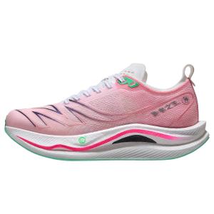 CAMEL Амортизирующие упругие износостойкие легкие дышащие нескользящие низкие кроссовки для бега женские Passion Pink/Cooling Green, цвет Passion Pink/Cooling Green