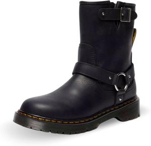 Ботинки Genaya Rigger для девочек Dr. Martens (Big Kid), Black
