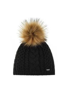 Шапка Eisbär Afra Lux Mütze mit Bommel, черный