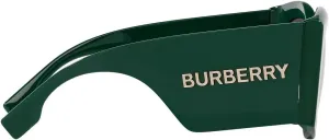 Солнцезащитные очки BURBERRY BE 4388 U 405987, оправа Madeline Green, линзы темно-серого цвета