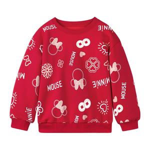 Свитшот Mickey Series для детей 3-7 лет Disney, красный