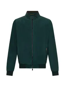 Замшевая куртка на молнии Moorer, зеленый