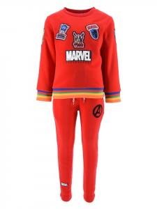 Avengers Комплект из двух частей: спортивный костюм Железного человека Халка, толстовка и тренировочные штаны красного цвета
