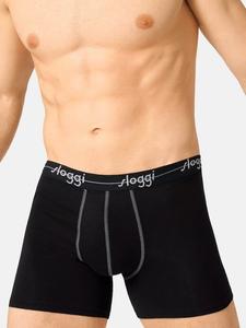 Набор из 4 коротких ретро-стилей, старт Sloggi, черный