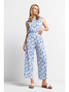 Тканевые брюки Rich & Royal, белый/синий