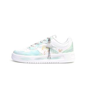 ANTA Свободные, нескользящие и износостойкие низкие кроссовки для скейтбординга унисекс, белые, зеленые