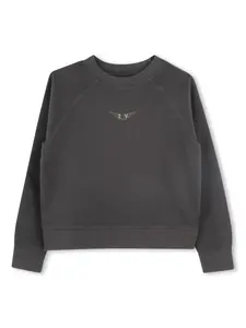 Толстовка с аппликацией Zadig & Voltaire Kids, черный