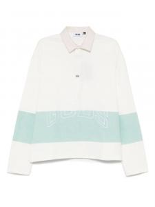 GCDS рубашка поло с логотипом, нейтральный