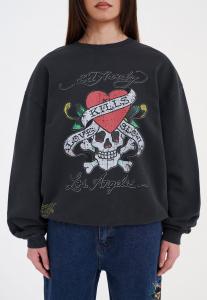 Толстовка LOVE KILL SLOWLY CREW NECK  Ed Hardy, черный