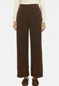 Стильные брюки с широкими штанинами Lolaliza, Brown Dark Chocolate