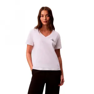 Футболка Calvin Klein Jeans LV047C906G с коротким рукавом и V-образным вырезом, 2 шт, белый