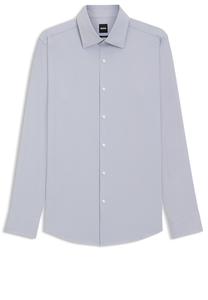 BOSS Рубашка на пуговицах Slim fit 'P-Hank-kent-C1-222' в цвете Dusty Blue