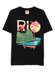 Футболка с принтом FARM Rio, черный