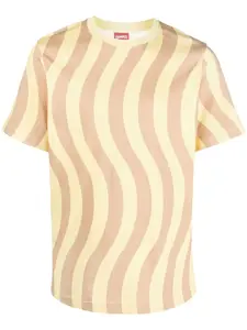 Футболка с принтом Camper, желтый