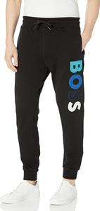 BOSS Мужские спортивные штаны с крупным логотипом French Terry, Black Oil