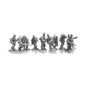 Стрелковое отделение Гебиргсъягеров наступает, WWII Miniatures - German Forces (20mm)