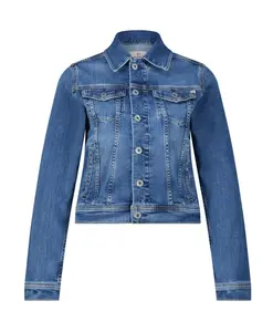 Классическая джинсовая куртка с воротником-стойкой. Ag Jeans, синий