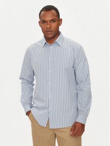 Рубашка regular fit 5B8SSQ03T Sisley, синий