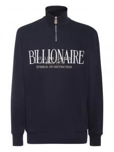 Толстовка с вышитым логотипом Billionaire, синий