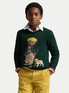 Свитер regular fit 323978393001 Polo Ralph Lauren, зеленый