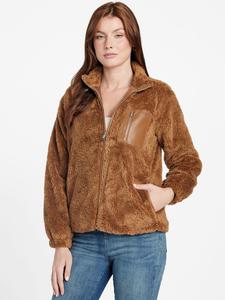 Толстовка с застежкой-молнией "Фатима Тедди" Guess Factory, caramel