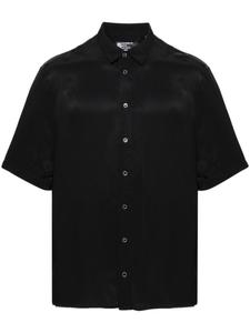 Patrizia Pepe рубашка из твила с классическим воротником, черный