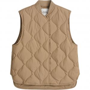 Женские жилеты Dark Beige COS, темно-бежевый