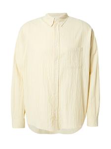 Рубашка на пуговицах Comfort fit WEEKDAY, Pastel yellow