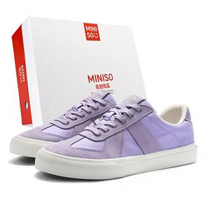 MINISO Низкие скейтерские кроссовки унисекс светло-фиолетовые, цвет Light Purple