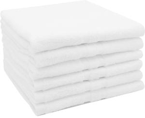 Полотенца набор из 6 шт  Zollner, белый