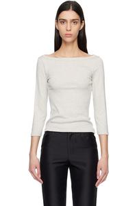 Flore Flore Серая футболка Steffi