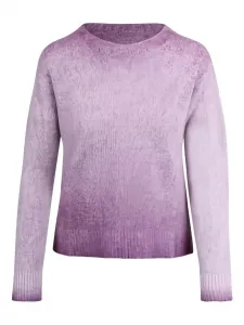 Свитер с градиентным эффектом и круглым вырезом Ploumanach, фиолетовый