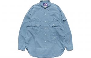 THE NORTH FACE PURPLE LABEL Рубашка унисекс синяя