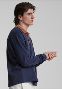 Рубашка поло LONGSLEEVE PROHIBITED, синий