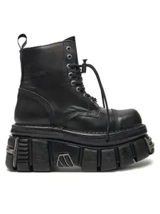 Ботинки на шнуровке M-NEWMILI083-S37 New Rock, черный