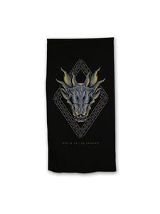 Cofi 1453 Пляжное полотенце House of Dragon 70x140 см, 100% полиэстер, разноцветное