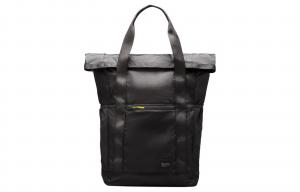 Lululemon Складной полиэстеровый рюкзак-сумка унисекс дымчато-серый лаймовый черный, Smoke Gray & Lime & Black