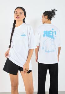 Футболка с принтом UNISEX YOURTURN, белый