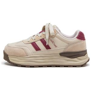 Женские повседневные кеды Low Top AGSDON, коричнево-красные