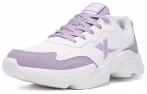 Кроссовки женские с низким верхом белые/фиолетовые Xtep