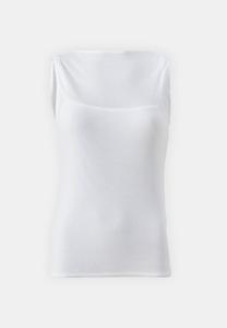 Топ VARIGATED SKIM SLASH TANK Abercrombie & Fitch, белый