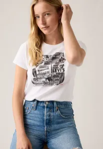 Идеальная футболка с принтом Levi'S, Bright White