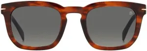 Мужские солнцезащитные очки David Beckham DB 7076/S, цвет коричневый рог/серый оттенок, размер 50/23/145, Braun